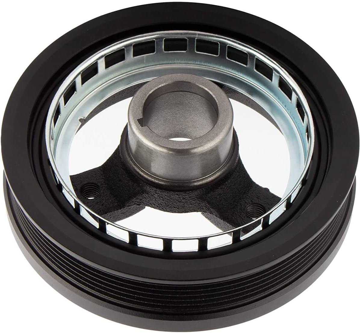 Harmonic Balancer Crankshaft Pulley Fit for Buick Century Rendezvous, for Chevrolet Corsica Beretta Malibu Monte Carlo, for Oldsmobile Alero, for Pontiac Grand Am Replace# 24504609 594-148