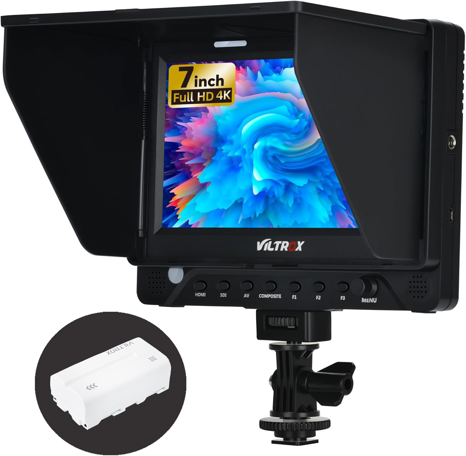 Amazon.com : VILTROX DC-70EX 7'' Camera Field Monitor, 4K HD Camera ...