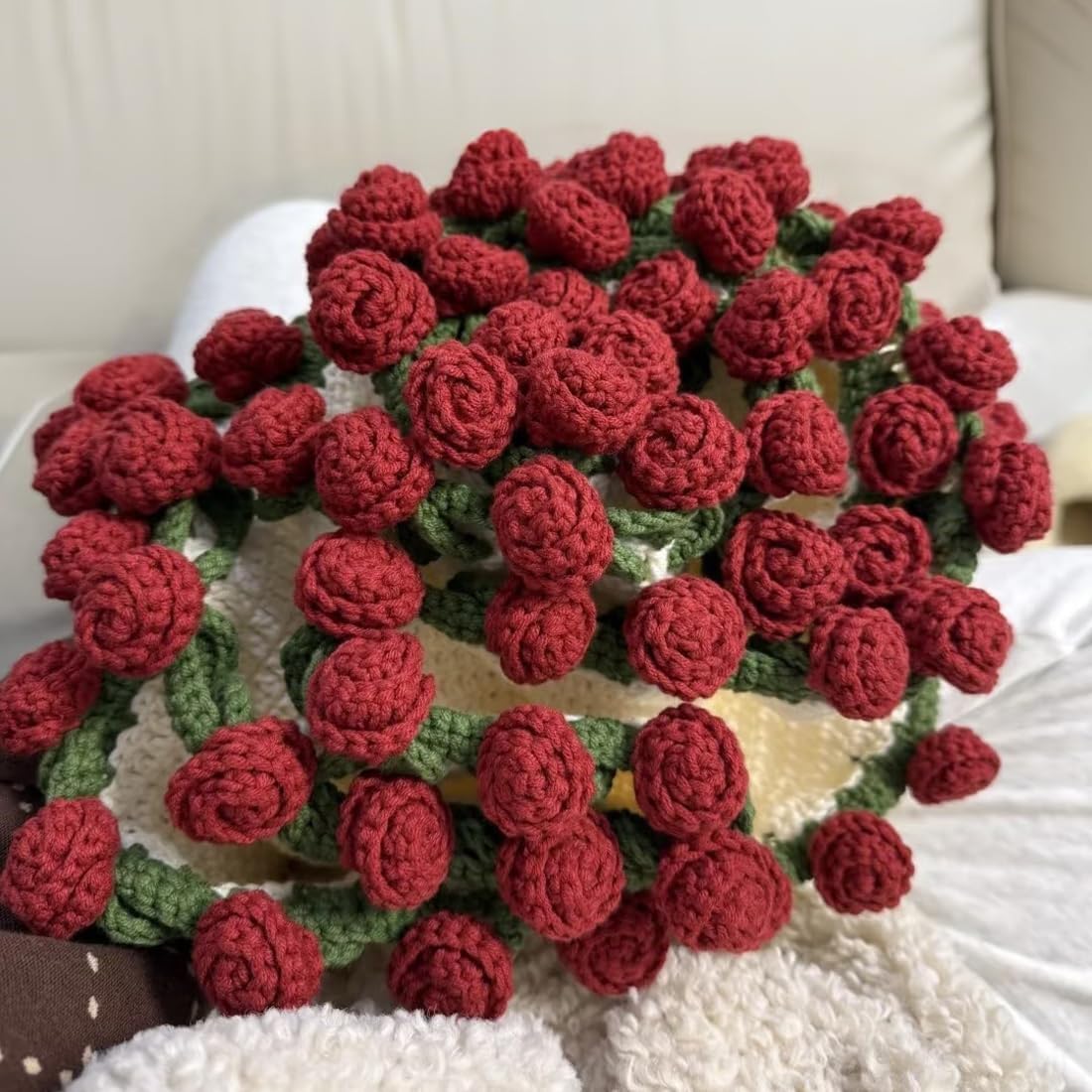 フラワーガーデンマンダラブランケット Pattern / Flower Mandala Blanket｜笠石あき｜レース編みの