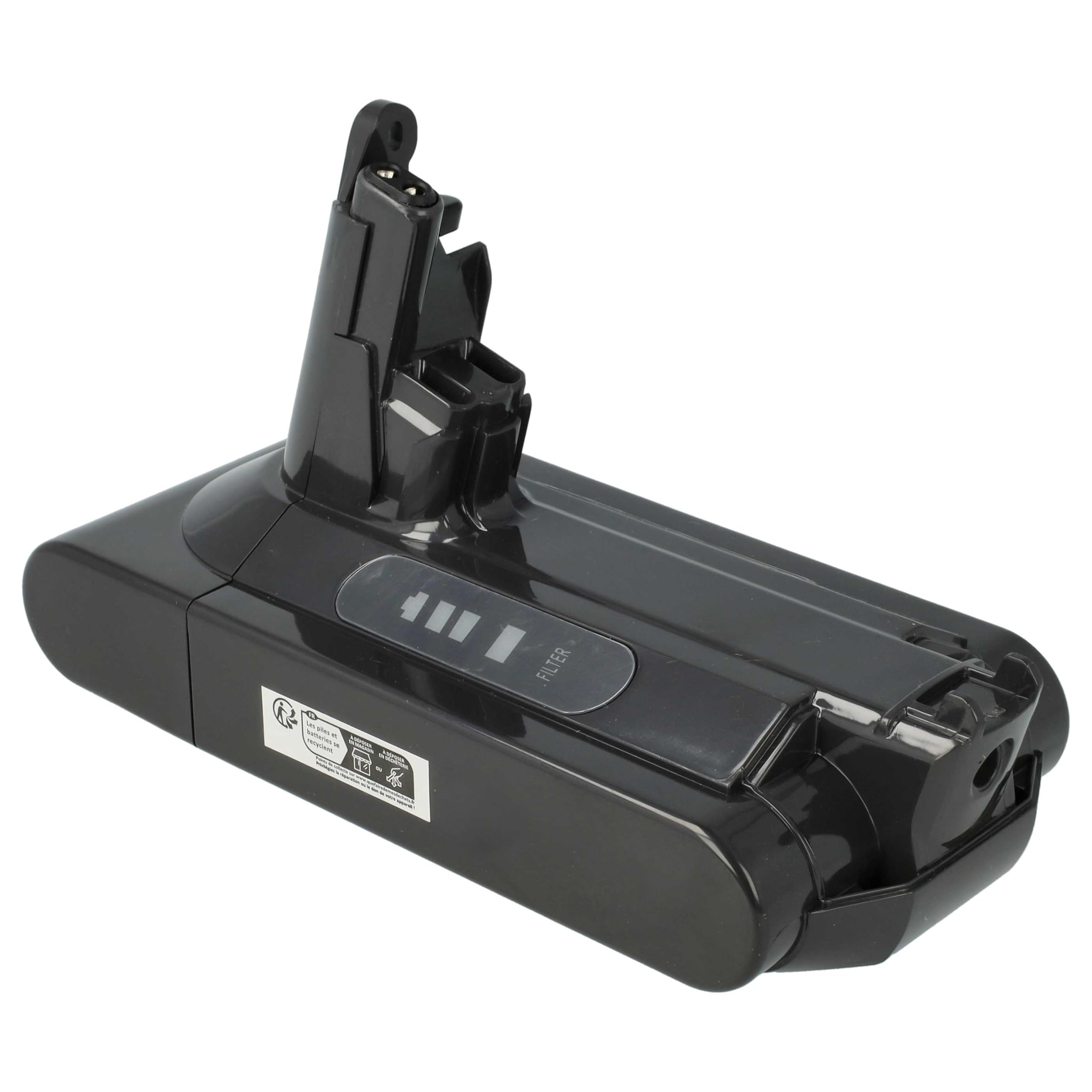 vhbw batteria compatibile con Dyson V10, Cyclone V10, V10 Absolute, V10 Animal, V10 Cyclone series aspirapolvere grigio (3000mAh, 25,2V, Li-Ion)