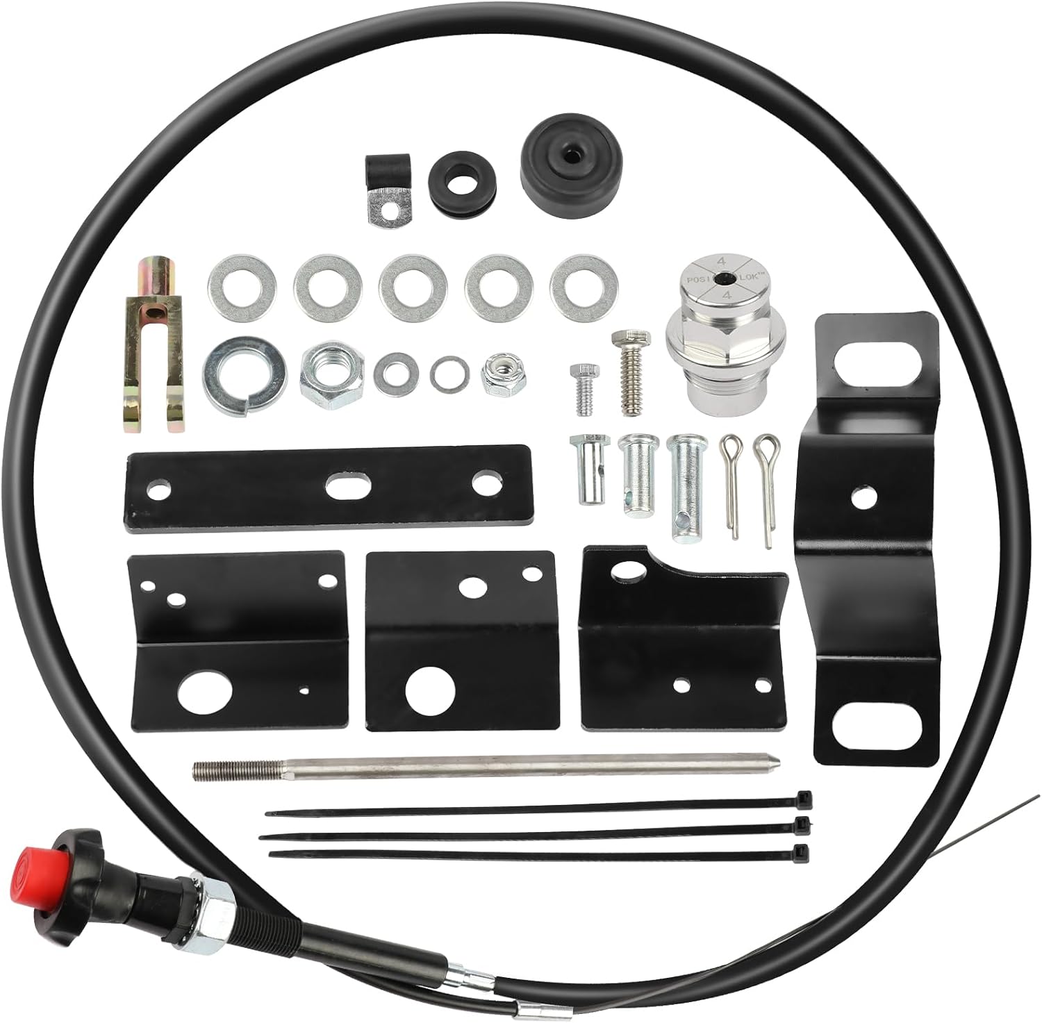 Axle Shaft Disconnect Conversion kit, Cable Operated Shift Actuator, Fit for Chevrolet/GMC 1500/2500 Trucks 1988-1998, Fit for Chevrolet/GMC SUVS 1992-1998, OE PSL600