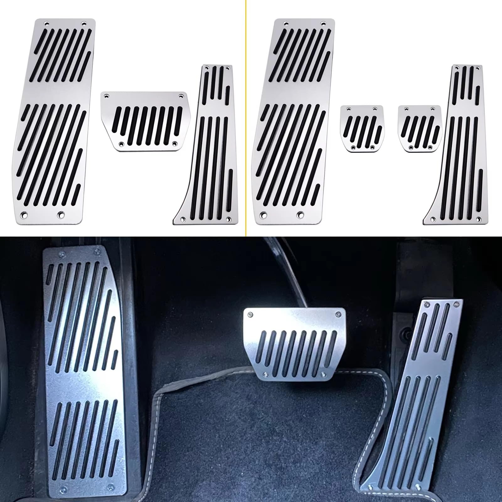 Pedale Freno Frizione Per BMW Serie 1 3 5 6 7 Copri Pedali Freno Frizione | Pedale poggia frizione freno a gas MT AT