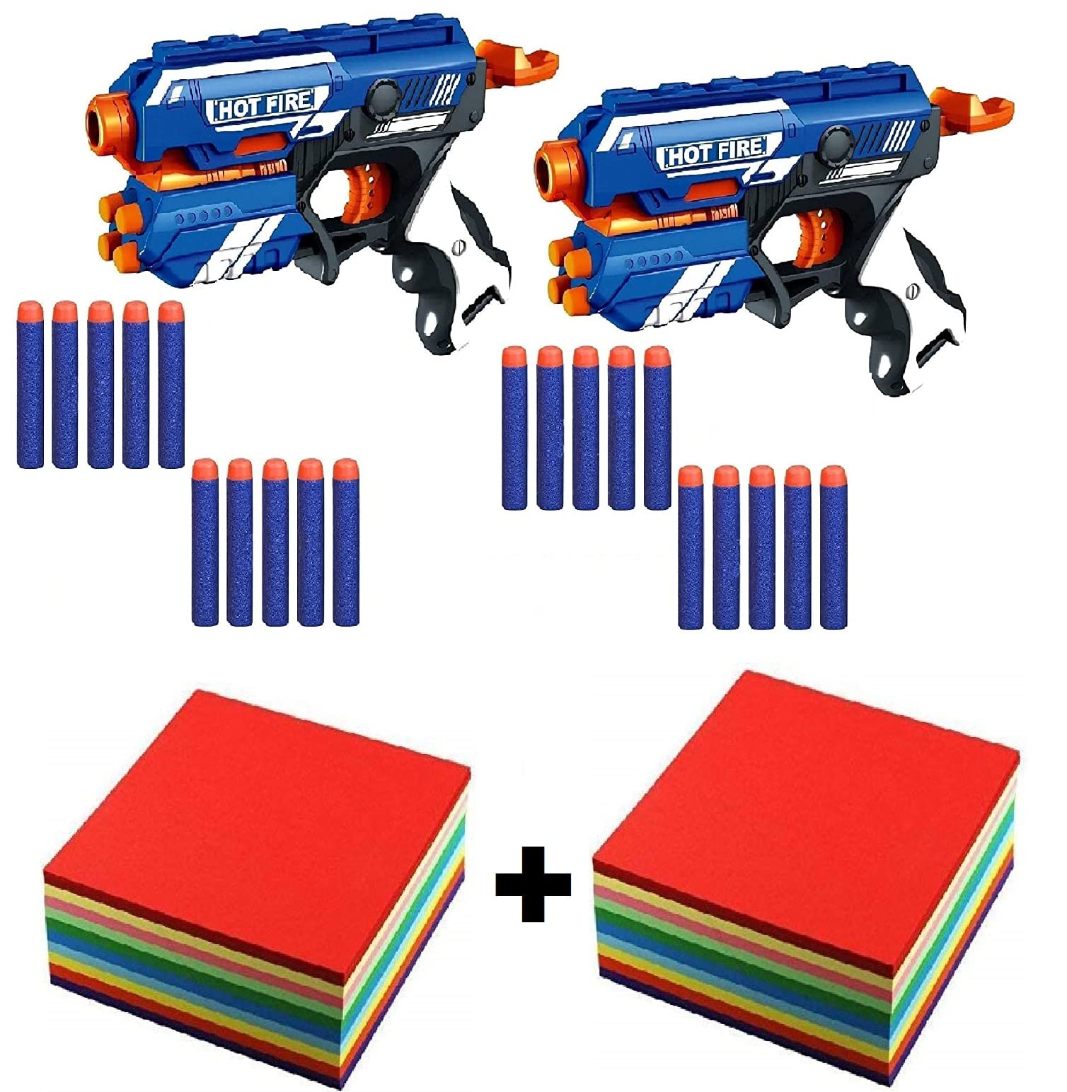 Hot Fire Gun Blaze Blaster Foam Gun for Kids Shooting Gun Target Gun Focus Gun Toy with 10 Soft and Safe Foam Bullets Easy to Operate Toy Gift for Kids with 10 Origami Sheet (Pack of 2), Multicolor (B09PF11G3T) Amazon Price History, Amazon Price Tracker