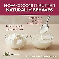 Vista 6 de Kevala Mantequilla de coco orgánica Fabricado con coco entero orgánico Crema para hornear y cocinar, alternativa a base de plantas sin lácteos