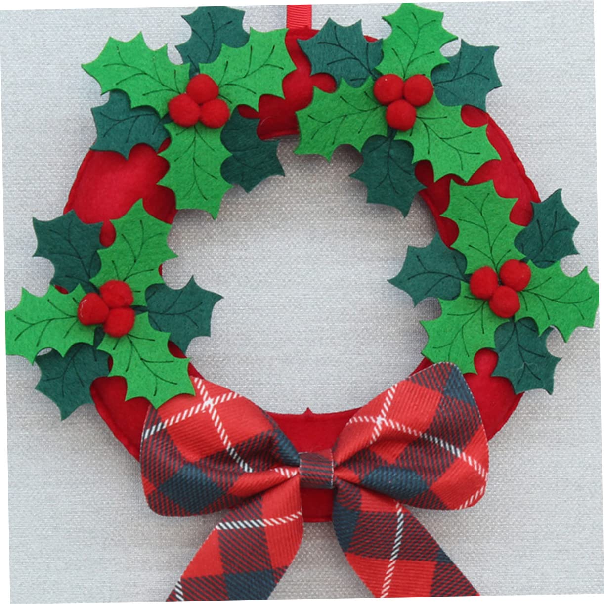 Zerodeko 4 Pezzi Di Ornamenti Per Ghirlande Natalizie Decorazioni In Feltro Decorazioni Invernali Ghirlande Accessori Per Alberi Di Natale Per Porta D'Ingresso
