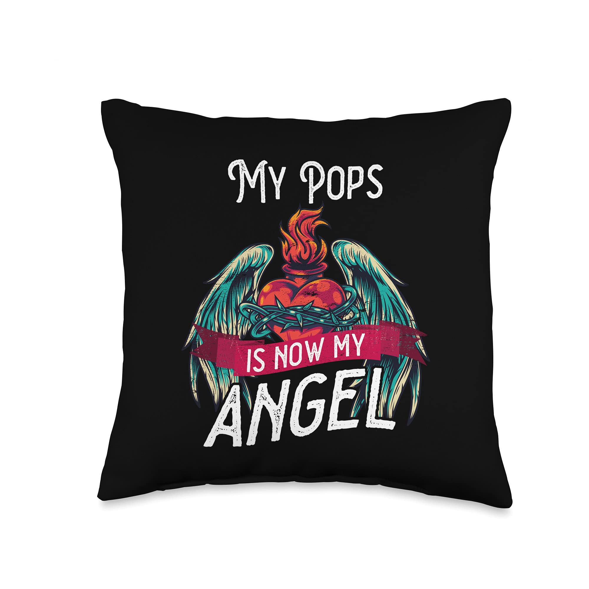Amazon.com: Loving memory loss of My Pops angel in heaven Throw