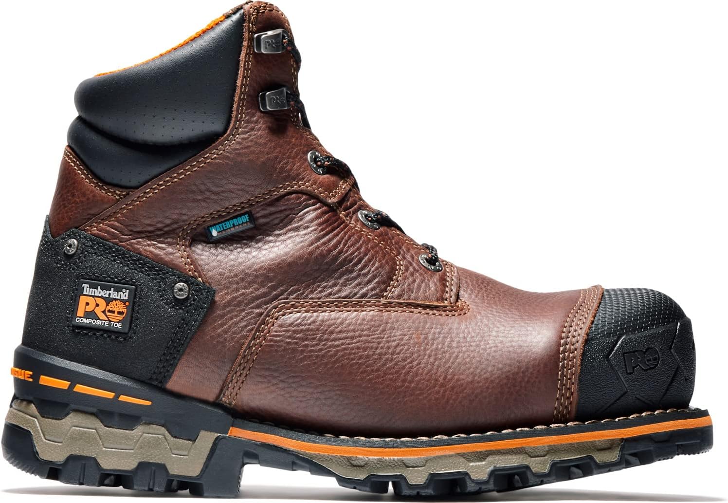 Timberland PRO Men's Boondock 6 Inch Composite Safety Toe Insulated Waterproof Industrial Work Boot, Brown, 10 W - Image 2