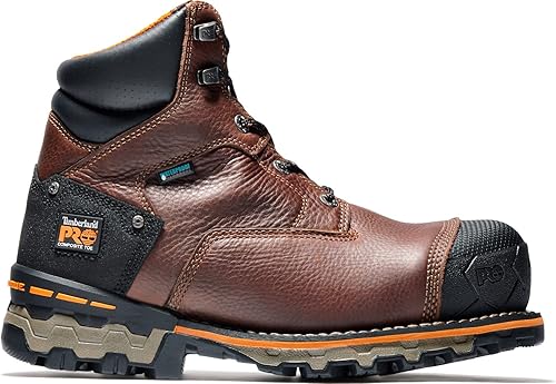 Miniatura 2 de Timberland PRO Boondock - Botas de trabajo industriales para hombre, piel marrón, talla 10 de ancho de EE. UU