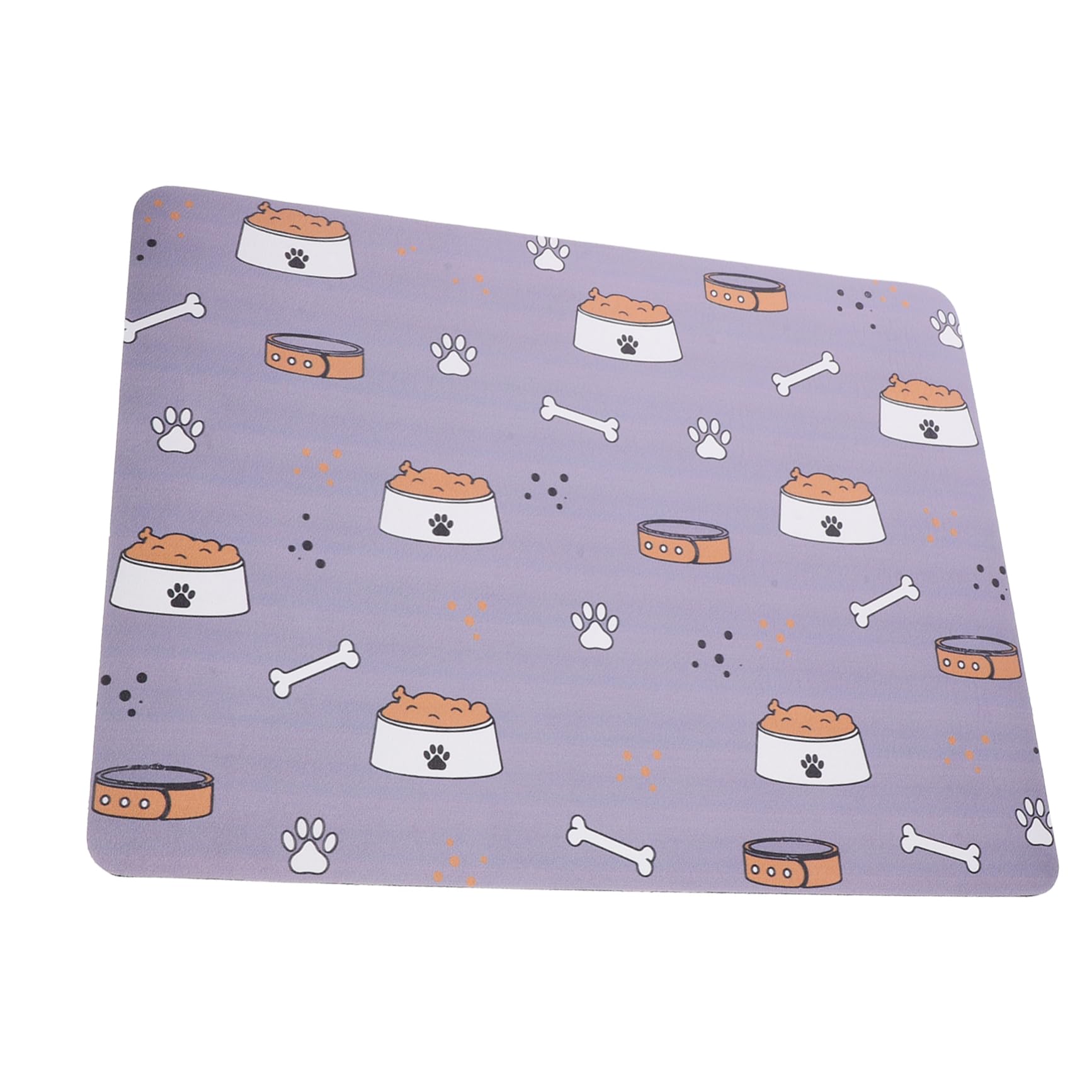 Sosoport 5 Stücke Dekorative Haustier Fütterung Matte Hund Futternapf Pad Wassernapf Matte-Teppich