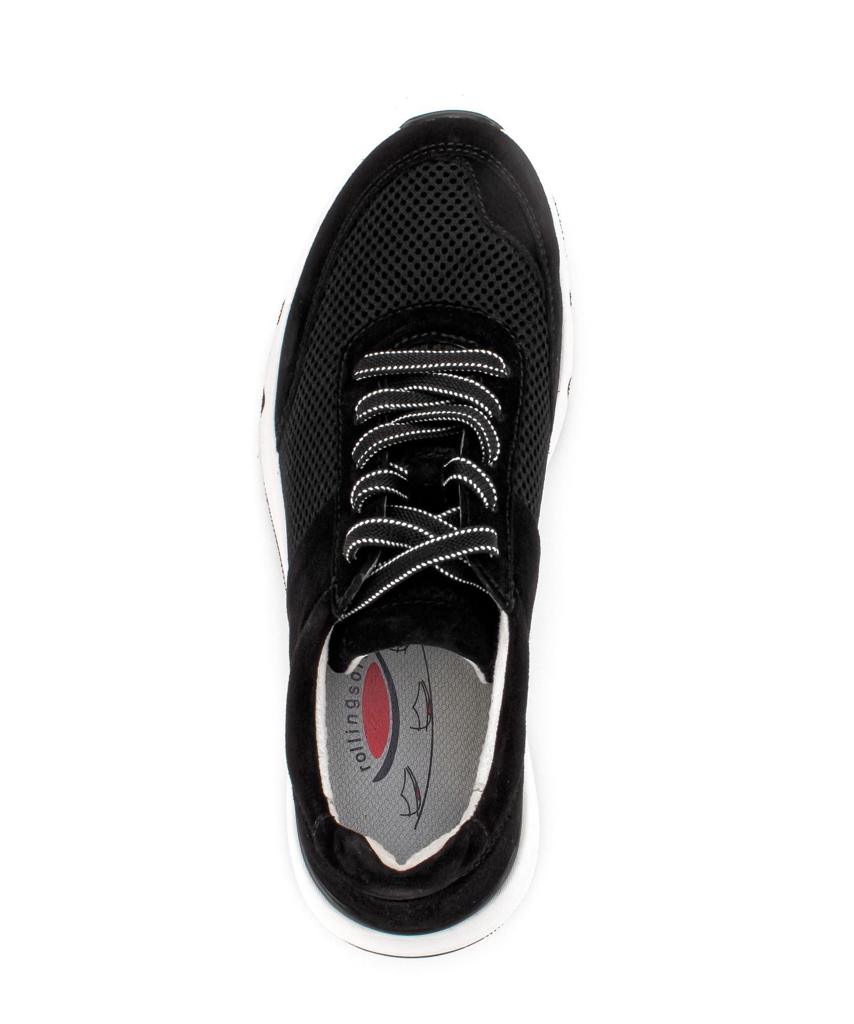 Gabor Damskie buty typu sneaker, damskie sneakersy, czarny 37, 39 EU