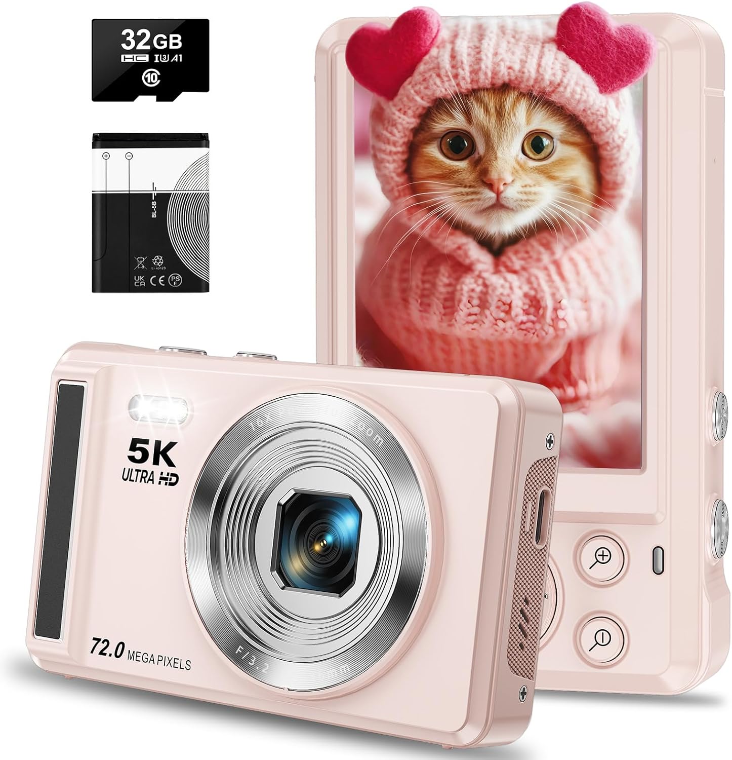 5K Digital Camera – 72MP Digital Cameras with...