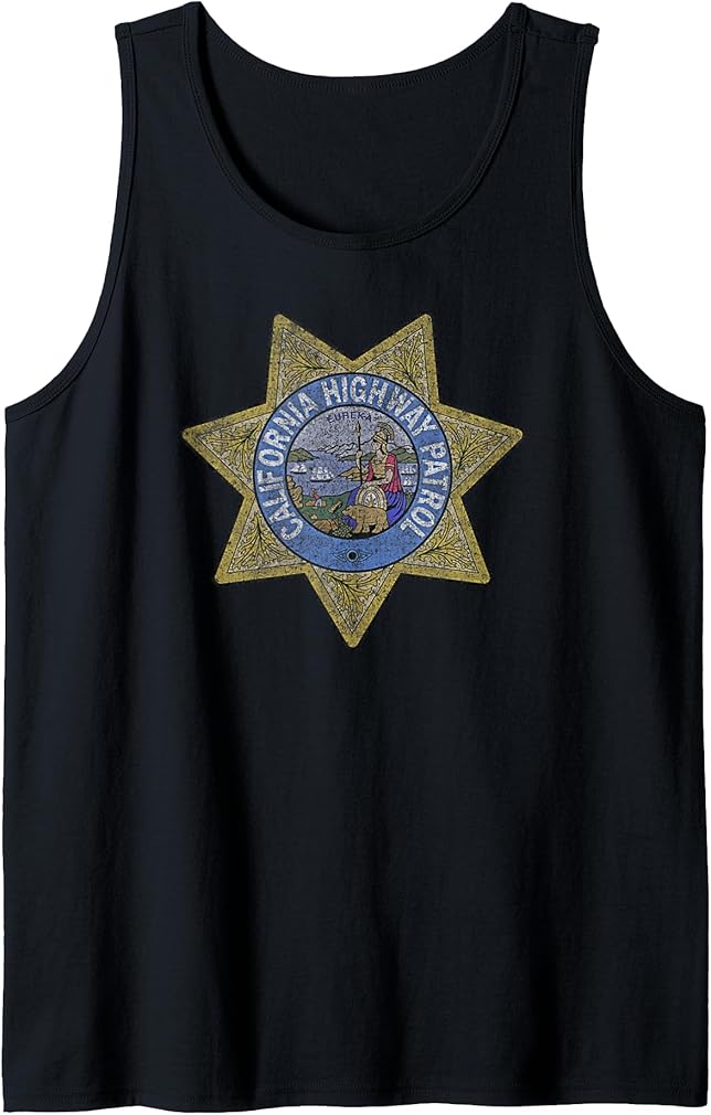 California Highway Patrol CHP - Safety, Service and Security Tank Top