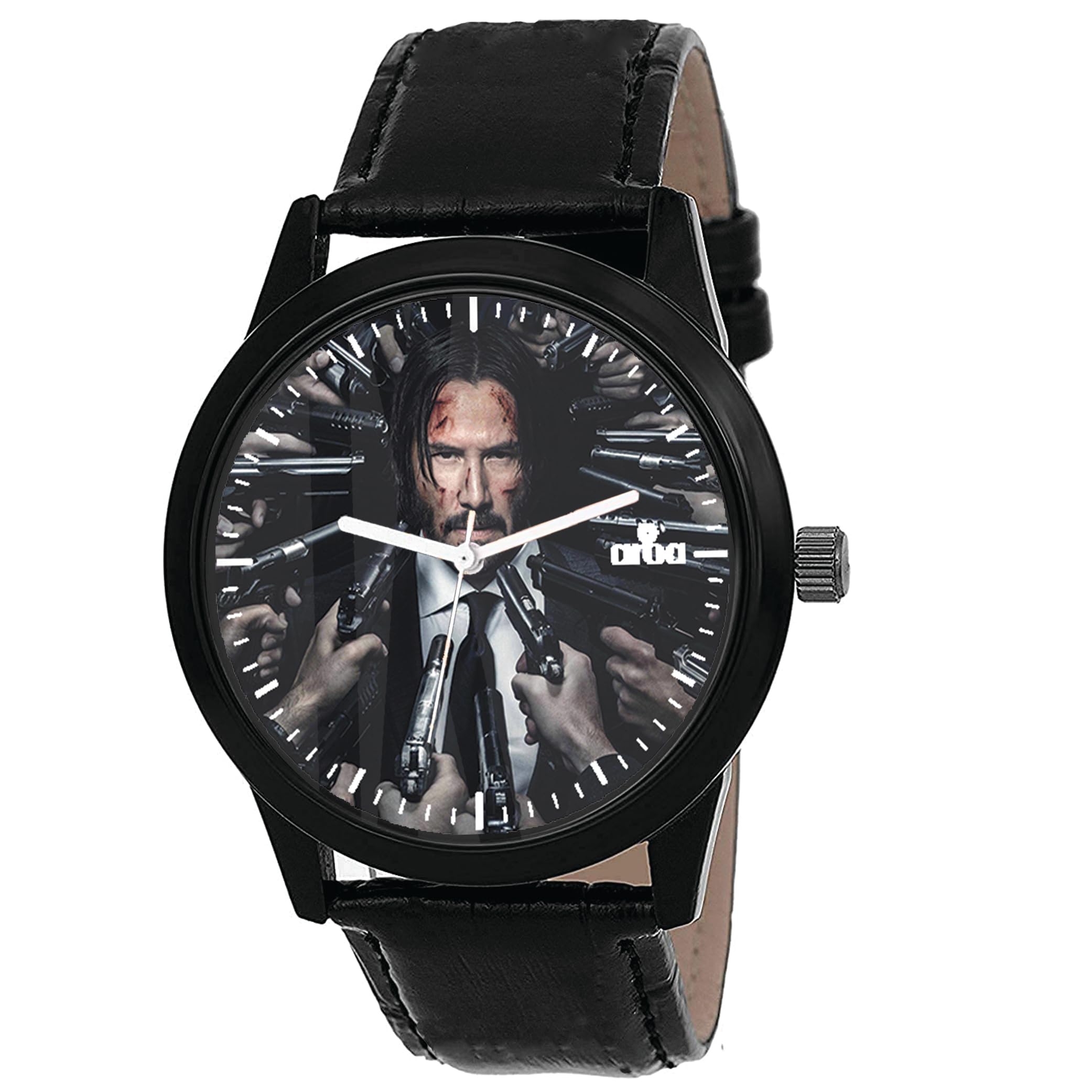 AROAWatch New Watch for John Wick and Guns Model : 762 Black Metal Type Analog Black Strap Watch Black Dial for Men Stylish Watch for Boys-