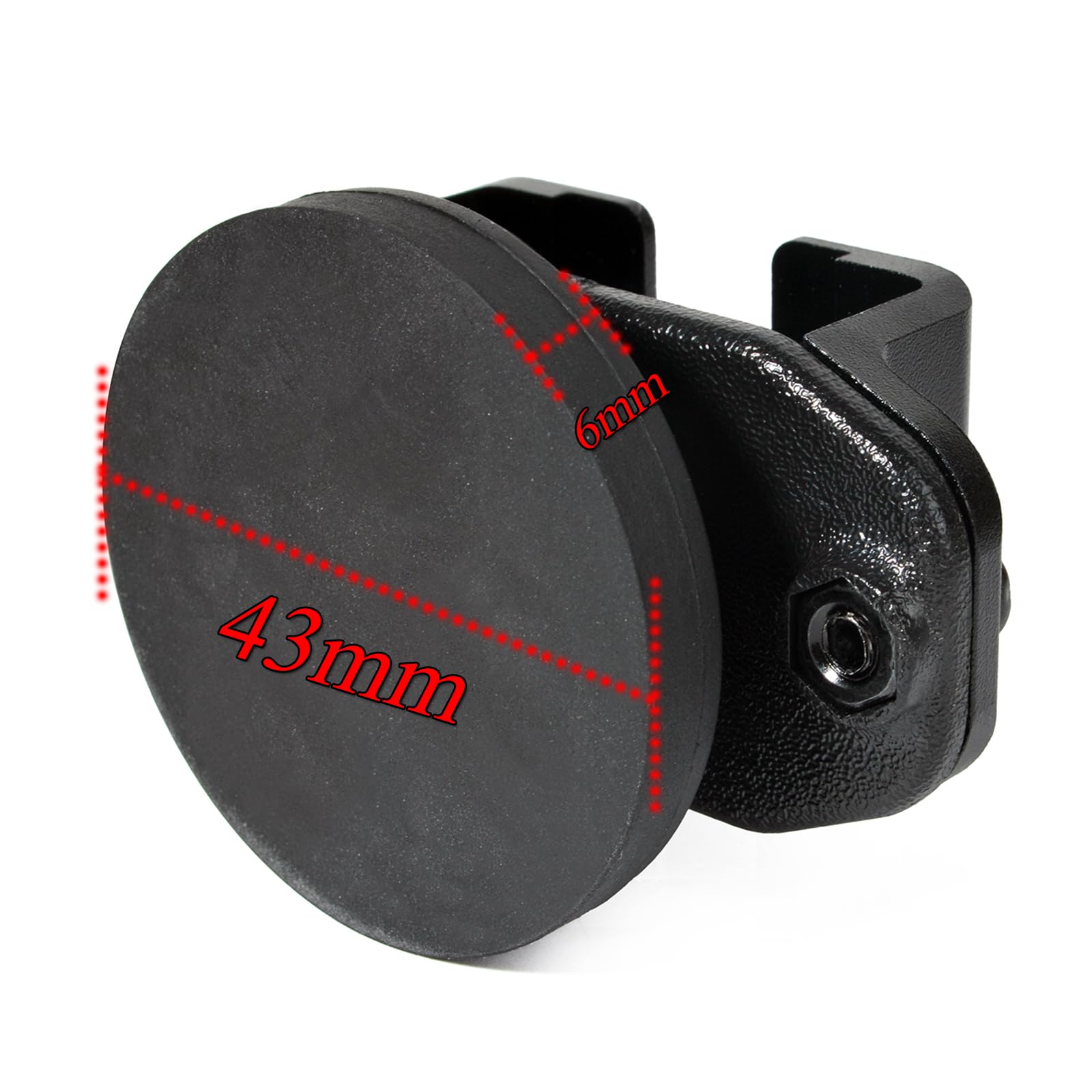 Supporto Universale 3-in-1 a Forte Magnete per Walkie-Talkie 7,5 kg da Parete per Baofeng Motorola Kenwood