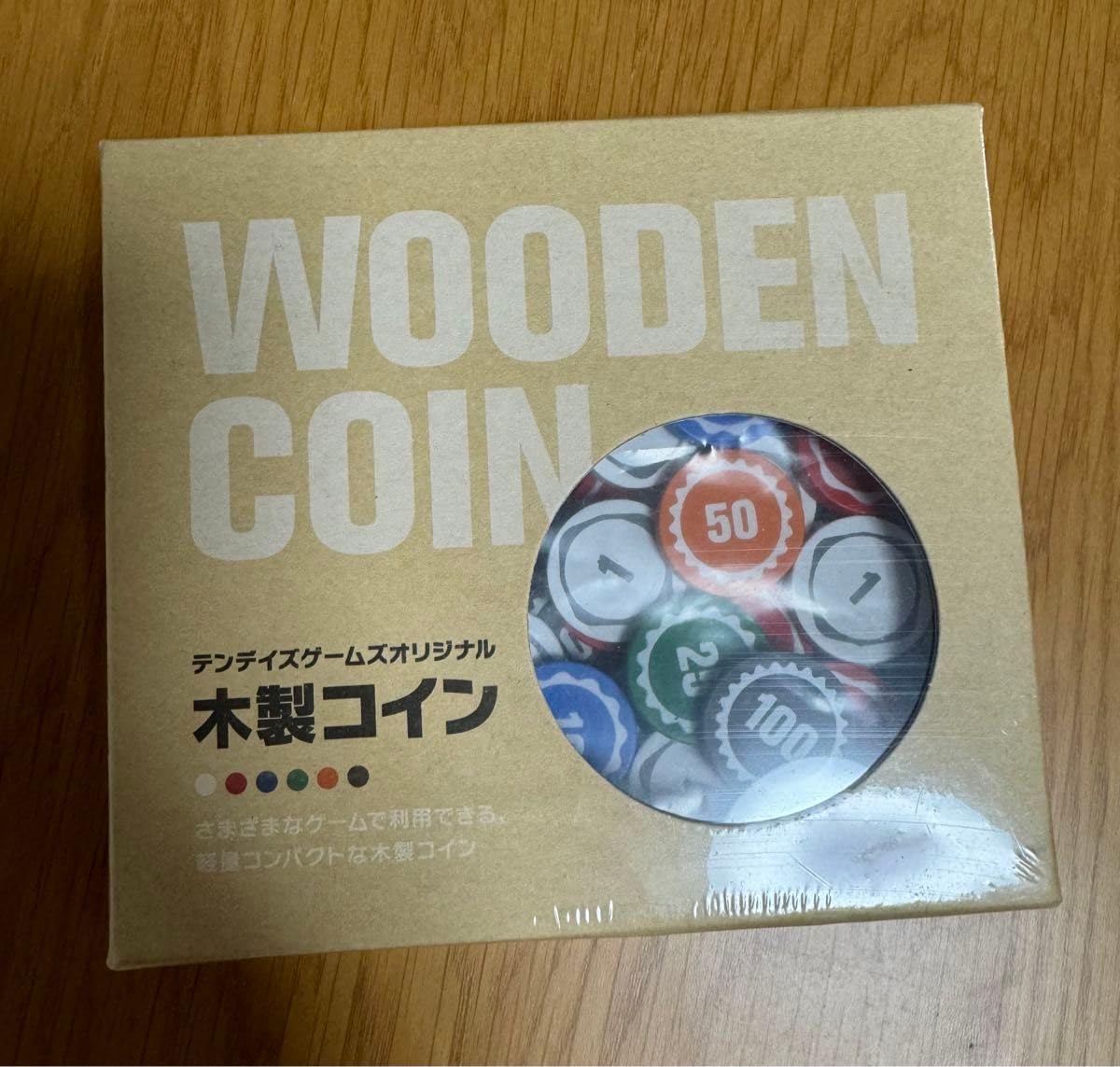 Amazon.co.jp: テンデイズオリジナル木製コイン100枚セット（箱入り） : おもちゃ