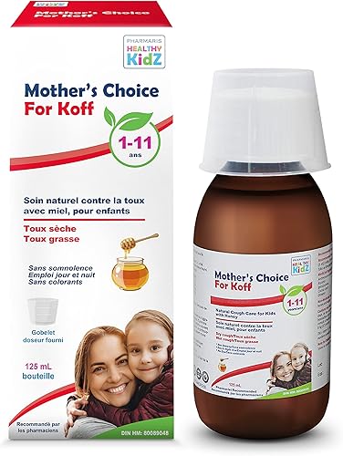 Miniatura 7 de Mother's Choice for Koff, para tos seca y húmeda, cuidado natural de la tos para niños con miel, 4.2 fl oz