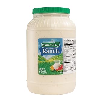 Ventura Foods Hidden Valley Original Ranch Dressing & Salad Topping - Ideal for Restaurants, Catering, Dipping, Salad Dressing & Large Family Meals, 1 Gallon Bulk Jug
