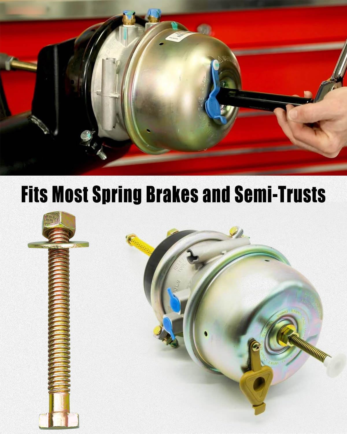 Snapklik com : 4 Pack Brake Cage Bolt Cagebolt For Semi Truck Release