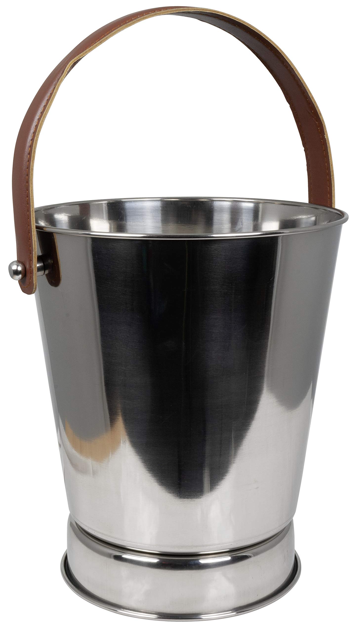 Weinkühler & Sektkühler silber Flaschenkühler aus Edelstahl Eiseimer Höhe 27cm (2 Stück)