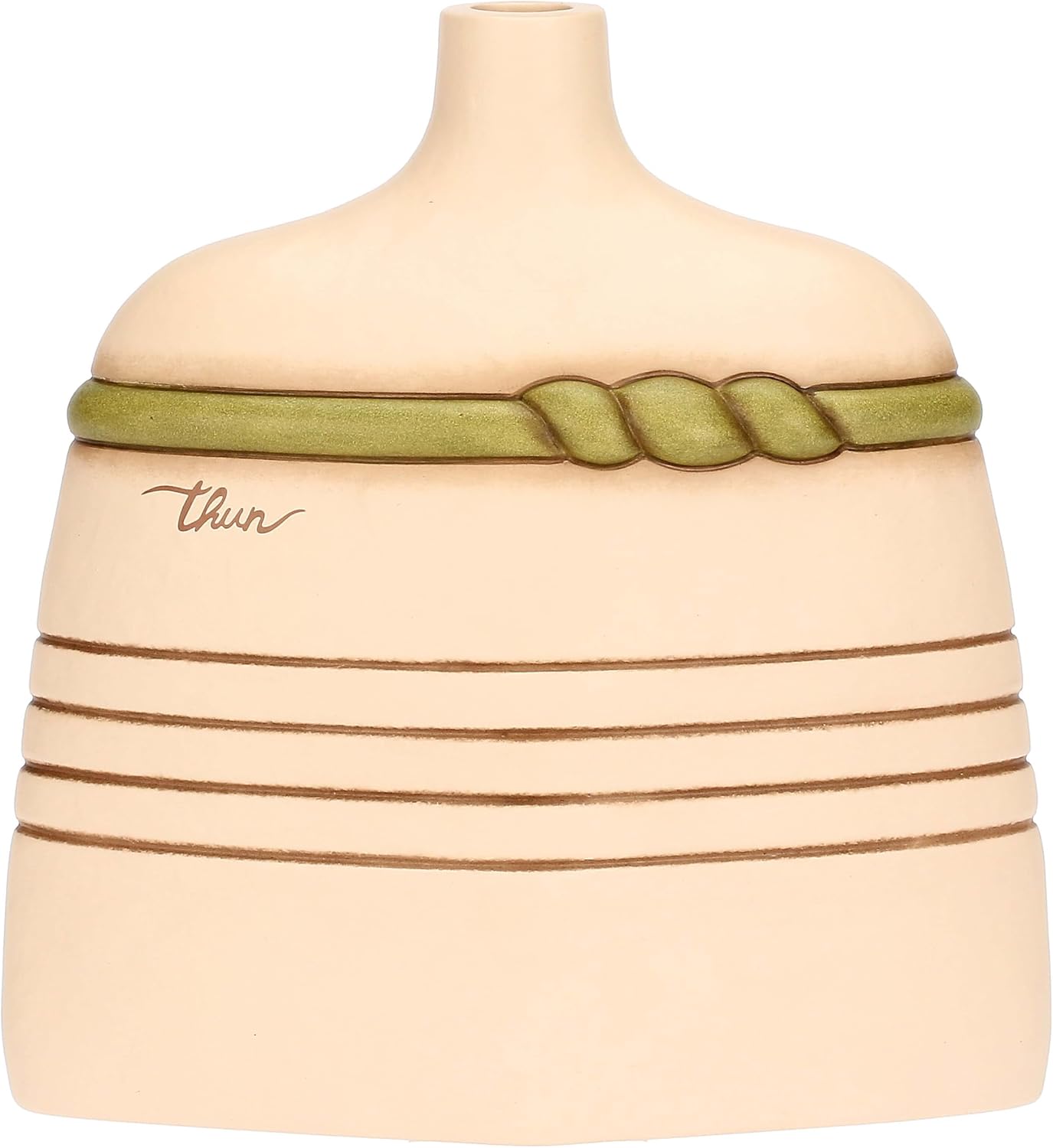THUN Vaso Decorativo Piccolo, Ceramica, Collezione Sublime -18 x 8,5 x 18,9 cm