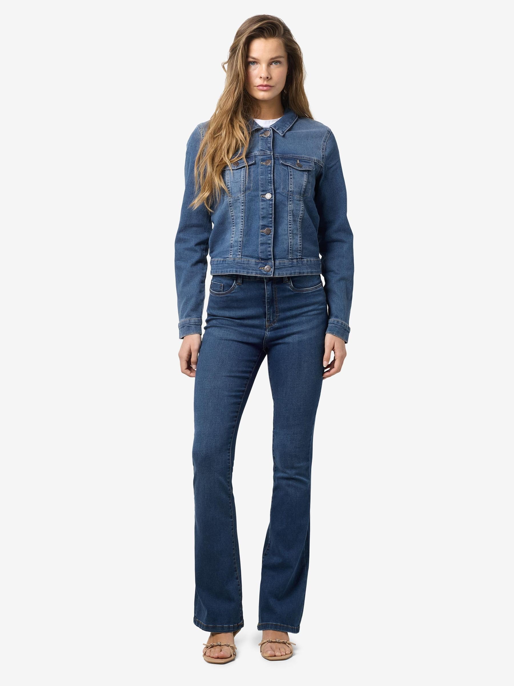 NOISY MAY Debra Denim Mujer Chaqueta Tejana Azul
