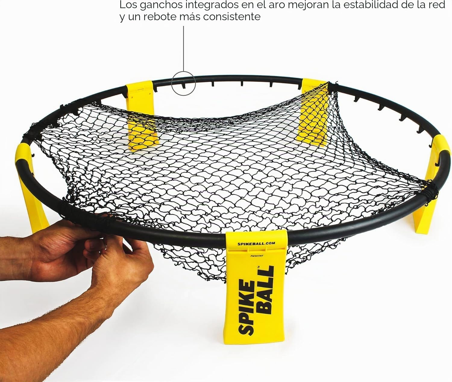 Spikeball - Juego de 3 Bolas - para Jugar al Aire Libre o a Cubierto, sobre el césped, en el Pista, la Playa, el Parque. Incluye 3 Bolas, Bolsa para transportarlo y Libro de Reglas.