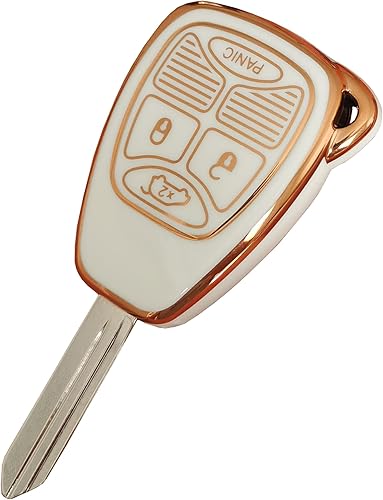 Miniatura 6 de WKEDQAF Funda de TPU para llavero Jeep compatible con Chrysler 300C Avenger Sebring Chrysler 200 Aspen Dodge Charger Jeep Commander Grand Cherokee