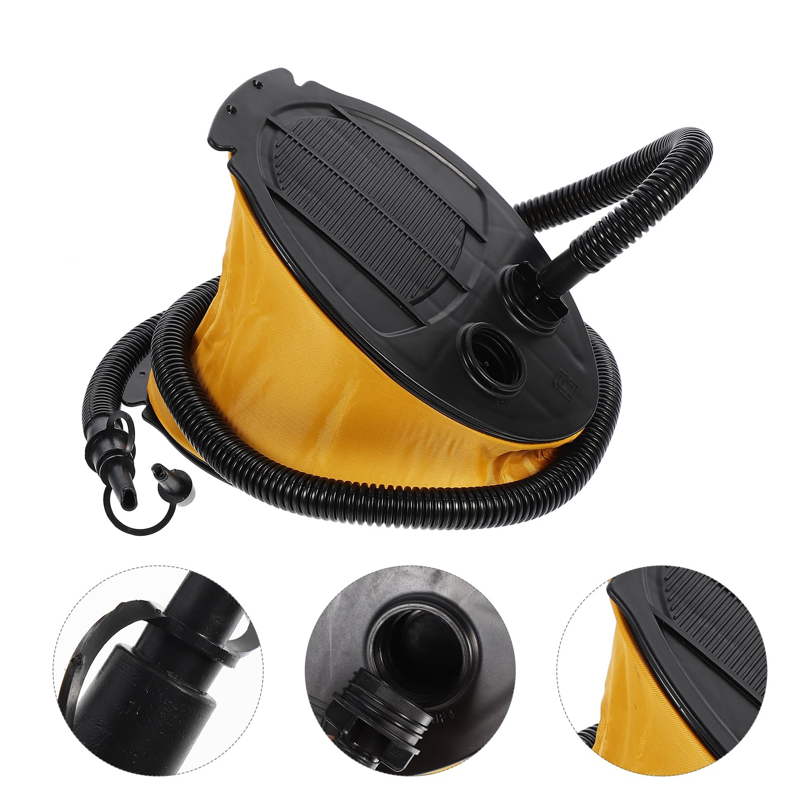 STOBAZA 3PACK Foot Pump Portable Pump PVC Vent Cap Ballon Pump Kids Water Bottle Holder Multifunctional Pump Butterfly Earrings for Women Bellows Pump Outdoor Air Pump