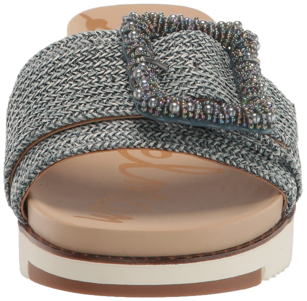 Sam Edelman Women's Ariane Sandal, Washed New Blue, 9.5