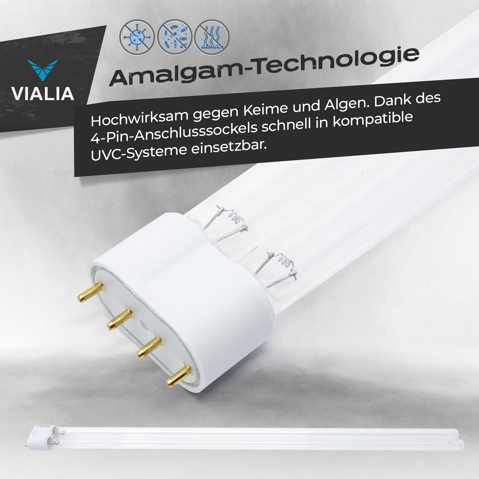 Wartungspaket für Oase FiltoClear 16000 | Ersatzteil Set mit 24W UVC Lampe, 7 Filterschwämme & Filterstarter