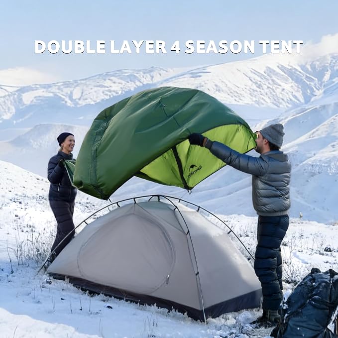 Carpa Naturehike 4 estaciones para 2 personas impermeable miniatura 4