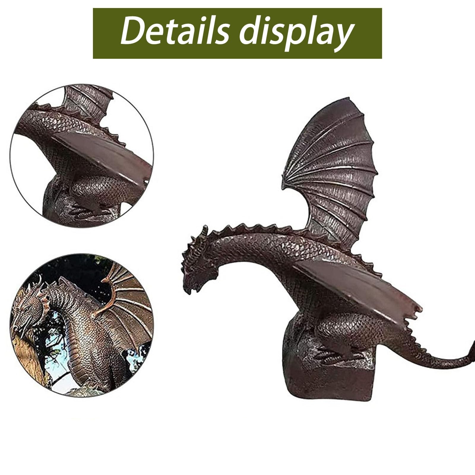 Dragon Fontaines for Bassins d'animaux, Fontaines for Bassins Animaliers, Accessoire Décoratif for Fontaine, Bassins À Poissons Koï, Jardins