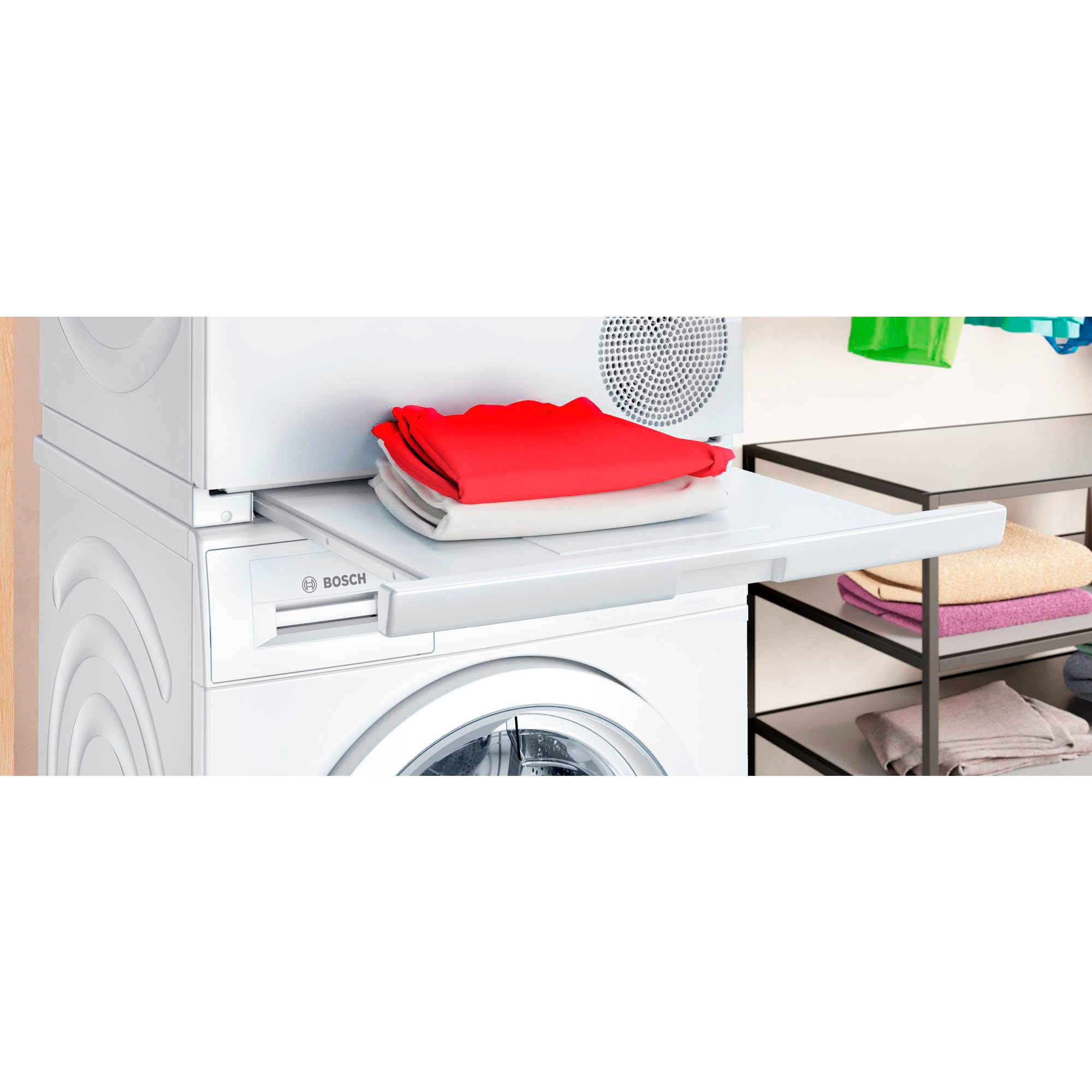 Bosch WTN83203 Serie 4 Asciugatrice a condensazione 8 kg Auto Dry: asciugatura ottimale, design antivibrazione: maggiore stabilità, velocità record, sistema di asciugatura sensibile