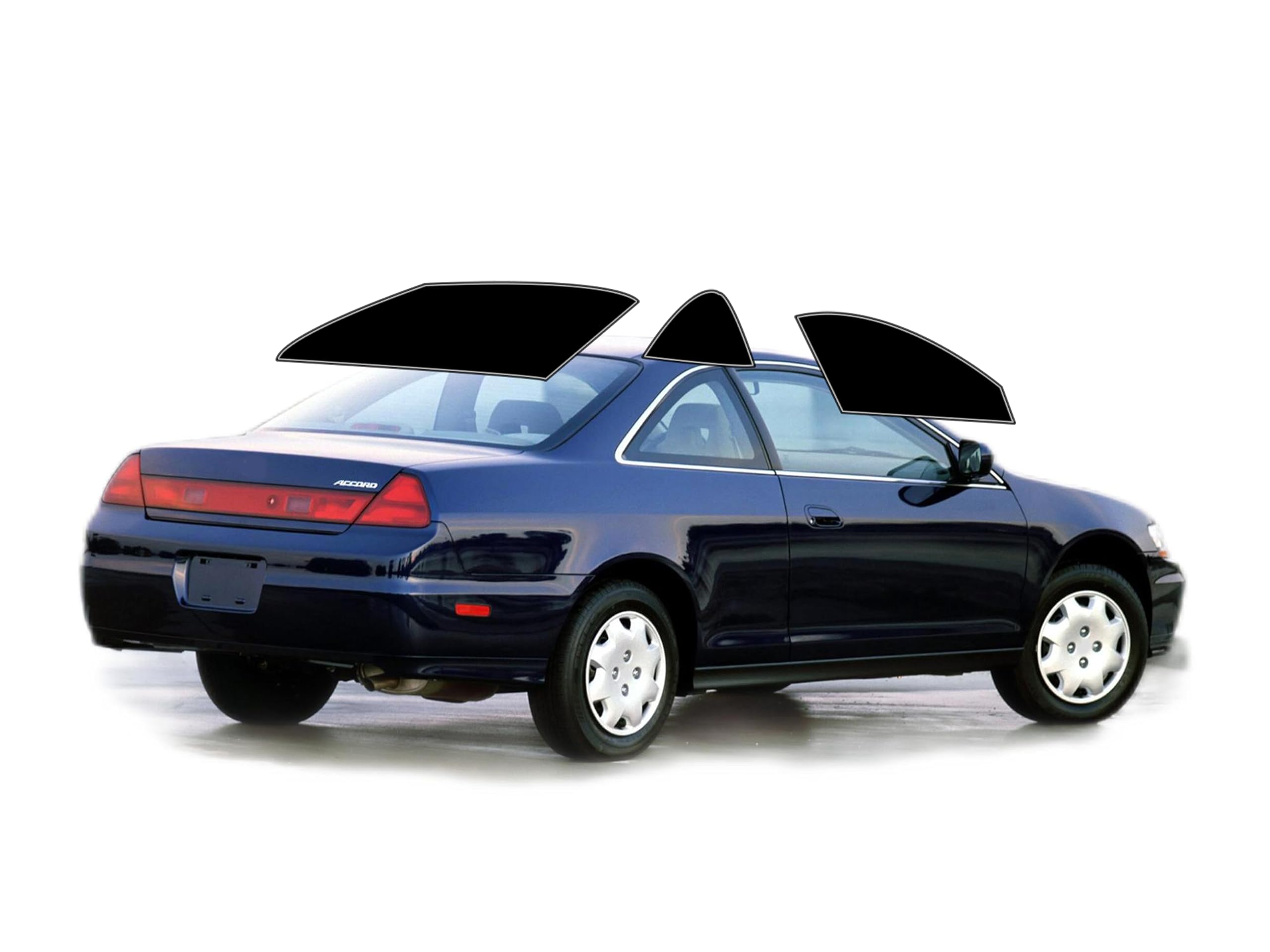 AUTOTEK Precut Windows Tint Film All Sides Cars Sun Blocking Protection Privacy Anti Shatter Glass 2 Ply Film Any Tint Shade kit for Honda Accord Coupe 1998-2002