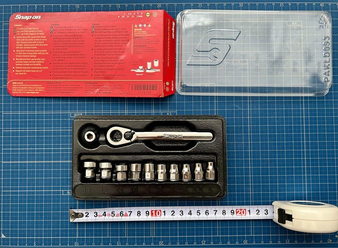Amazon.co.jp: スナップオン 112RTSM ロープロファイルラチェット 