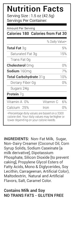 Hazelnut Creme Drink Mix, 3 lb Bag | Java Frost Frappe, Smoothie & Hot Beverage Powder