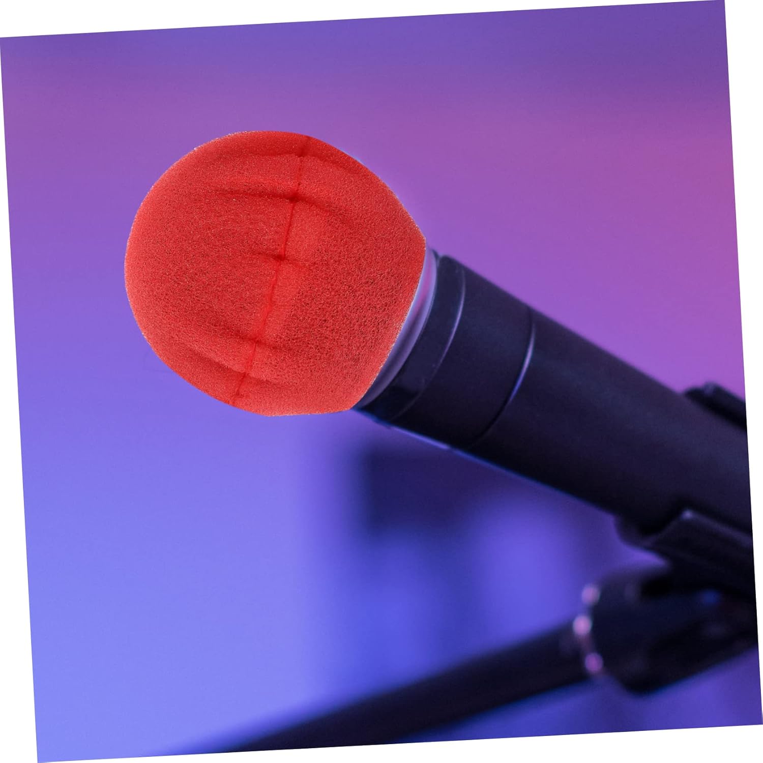 400pcs Disposable Microphone Covers Soft Sponge Windscreen for Handheld Mics for Ktv Karaoke and Stage Performance Easy to Install Fits Microphones Design