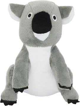 MIGHTY- Safari Junior Koala - Squeaker-Multiple Layers. Made Durable, Strong & Tough. Interactive Play Dog Toy Tug, Toss & Fetch. Machine Washable & Floats