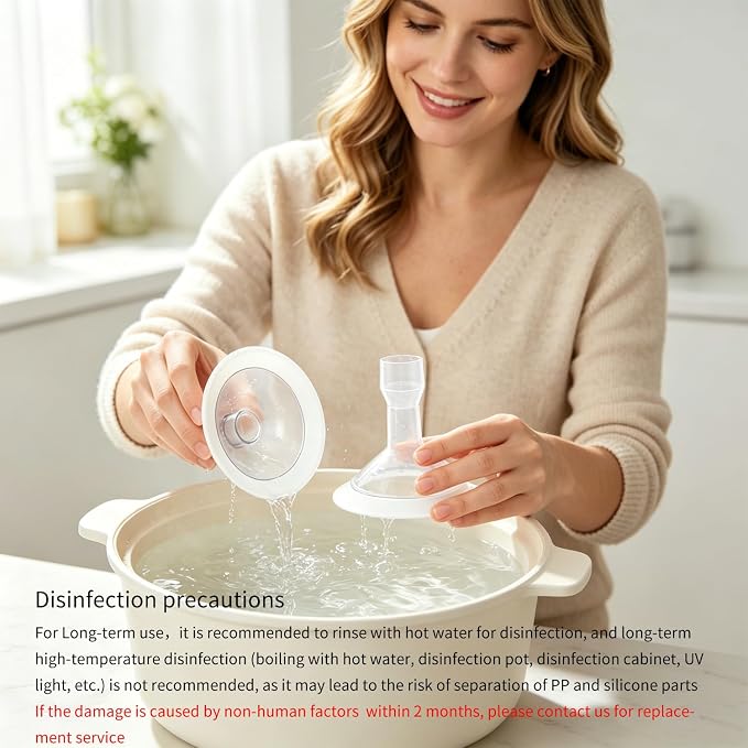 Protector para extractor de leche 27mm compatible Medela miniatura 9