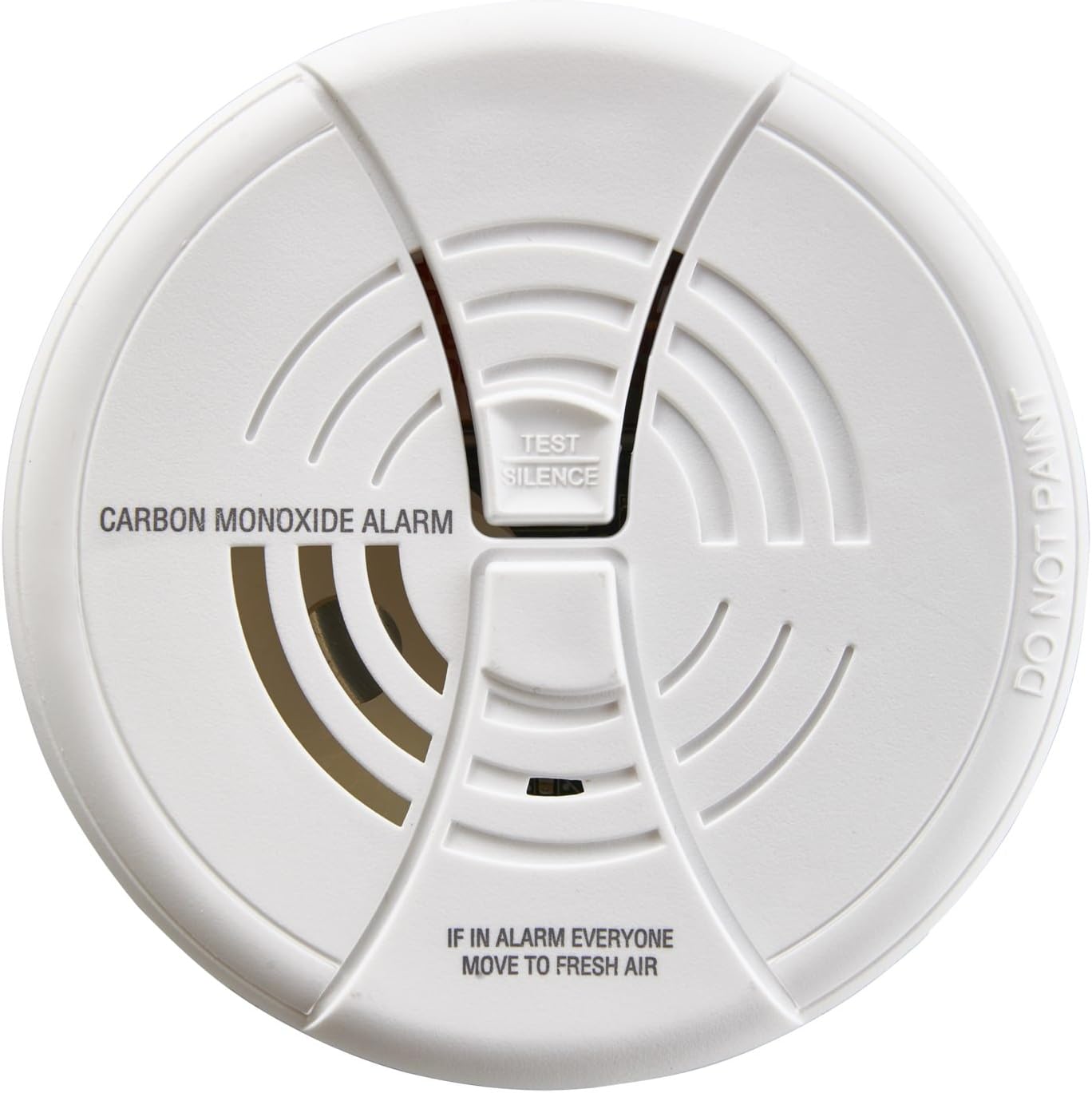 FIRST ALERT Carbon Monoxide Alarm | BRK CO250 Battery Operated Carbon Monoxide Detector With 9-Volt Battery & Two Silence Features - Carbon Monoxide Detectors - 