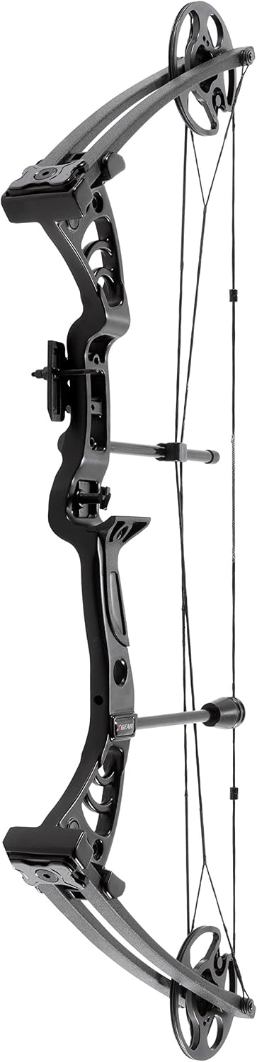 Leader Accessories Compound Bow 30-55lbs 19" - 29" Archery Hunting Equipment with Max Speed 296fps, Right Handed