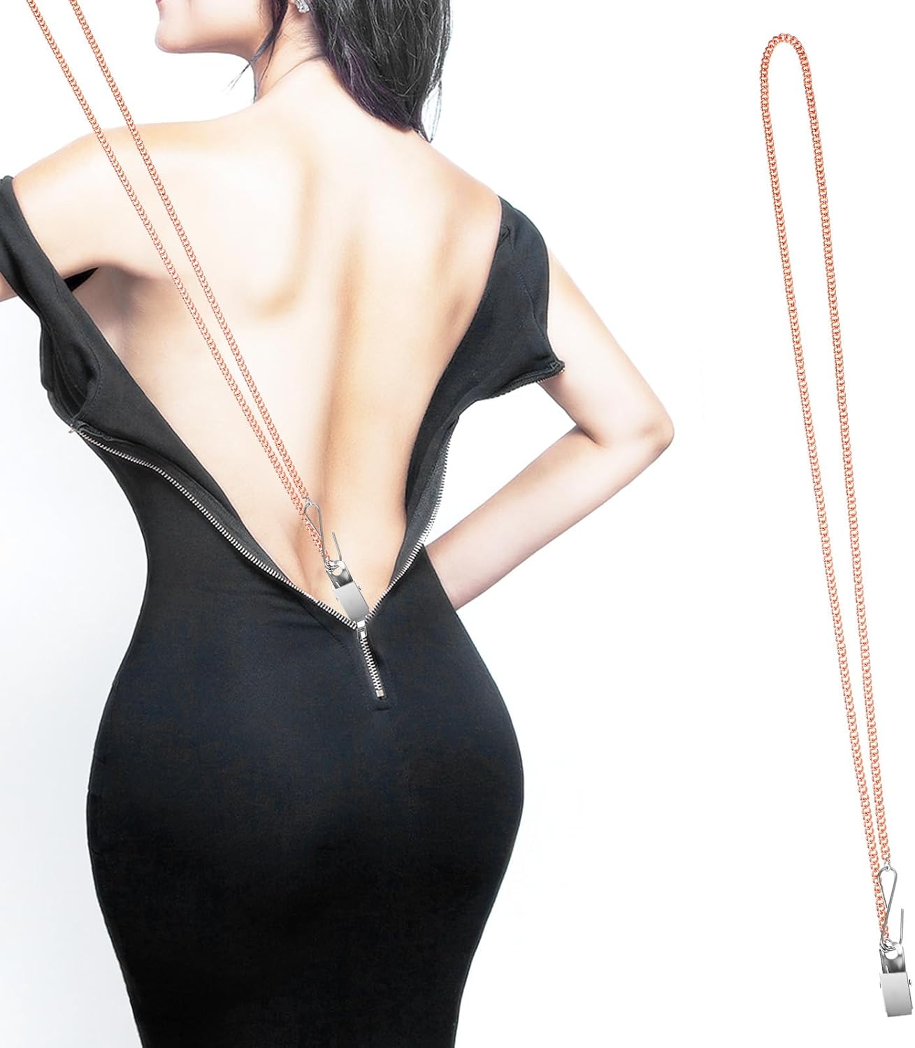 AOZUO Zipper Helper for Dress, Zipper Helper Pull Chain