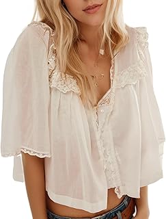 FUNTOURWomens Summer Boho Lace Half in Pakistan