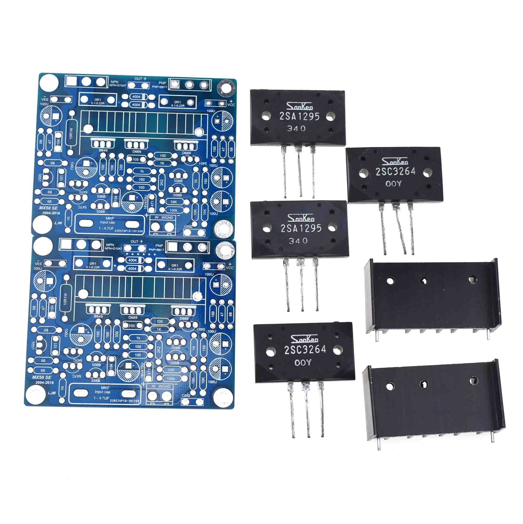 Reland Sun KIT FAI DA TE 2 PZ MX50 SE 100WX2 Dual Canali Audio Amplificatori di Potenza Scheda D1047 B817 2SA1295 2SC3264 (2SA1295 2SC3264)