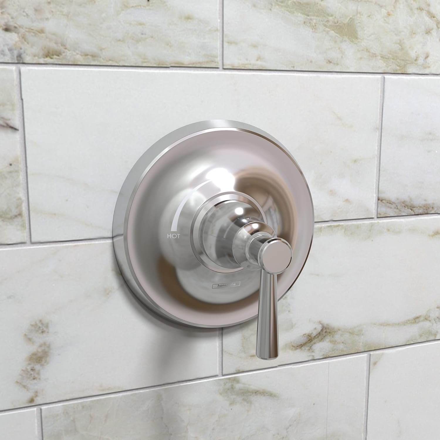 hansgrohe Joleena Transitional Pressure Balance Shower Valve Trim in Chrome, 04779000