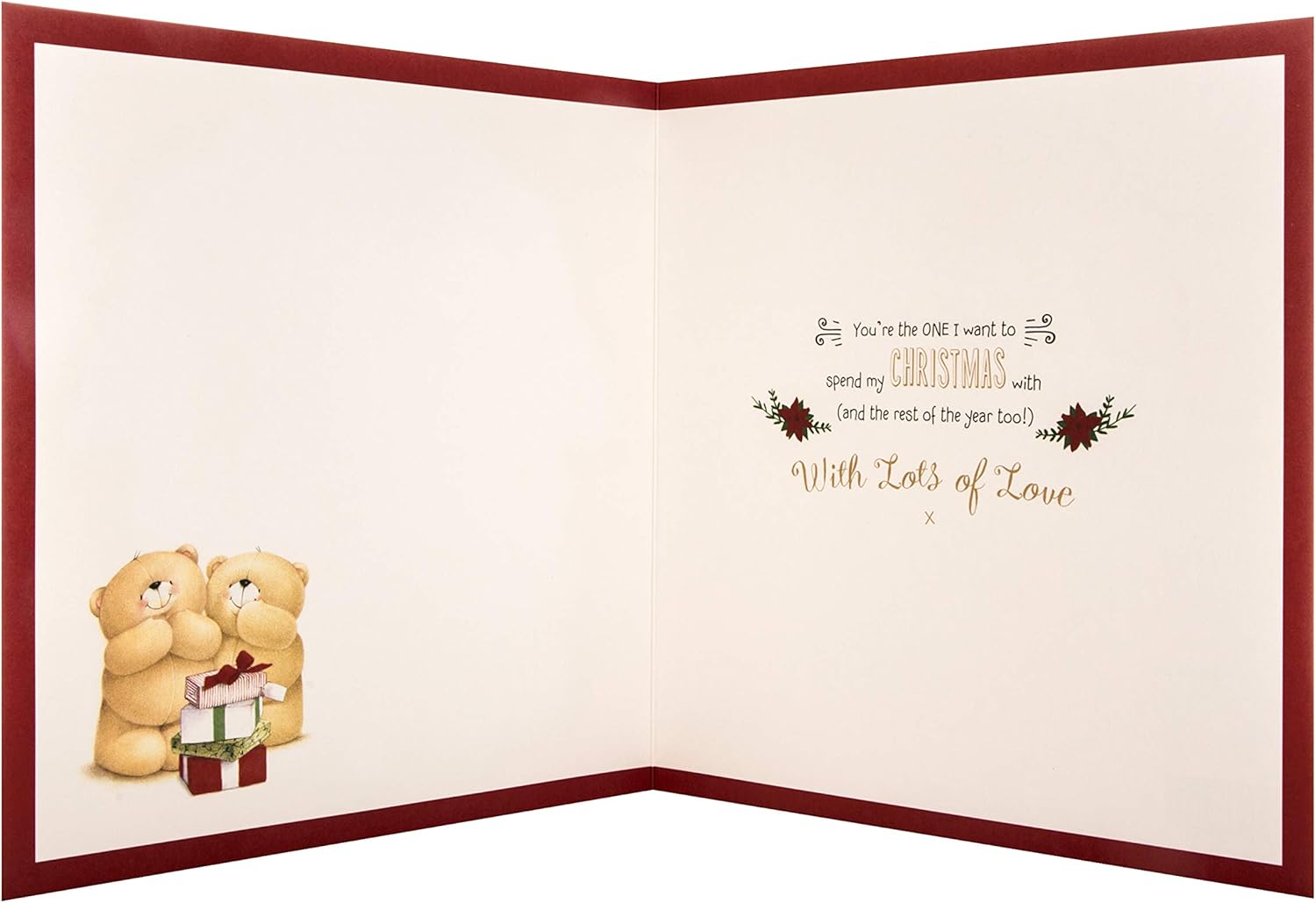 Hallmark Christmas Card for Husband - Cute Forever Friends Design