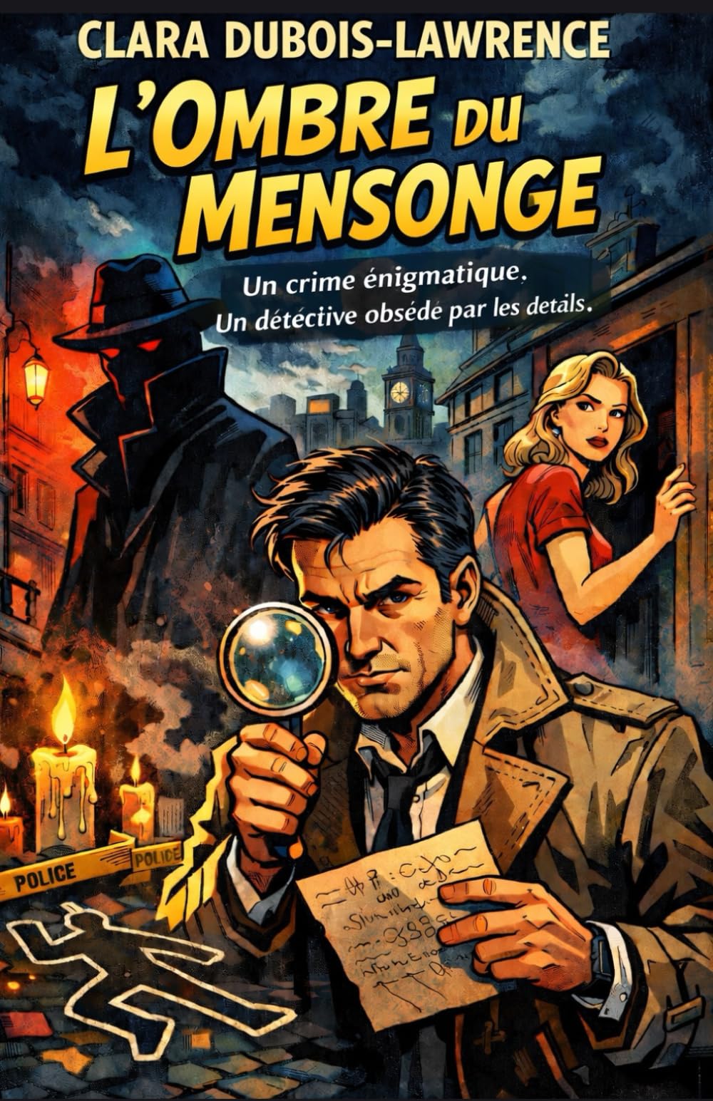 L’ombre du mensonge: Un crime énigmatique. Un détective obsédé par les détails.