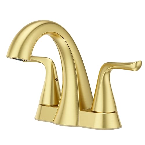 Pfister Willa Bathroom Sink Faucet, 4-Inch Centerset, 2-Handle, 3-Hole, NSF