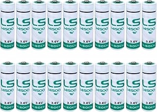 20PCS LS 14500 Battery for LS14500 3.6V AA Battery Applied for Special Testing Electronic Equipment-2600mah,Non-Rechargeable