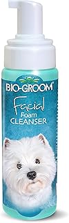 Bio-groom Facial Cleanser - Dog Face Wash, Unscented, No Rinse, Dog Face Scrub, Tear Stain Remover, Cruelty-Free, Made in USA, Dog Face Cleaner - 8 fl oz 1-Pack